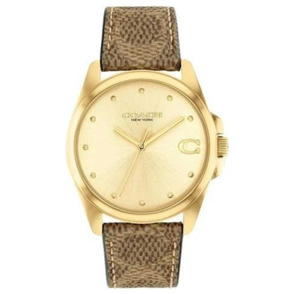 Front view of Coach Greyson Women's Quartz Watch 14504111