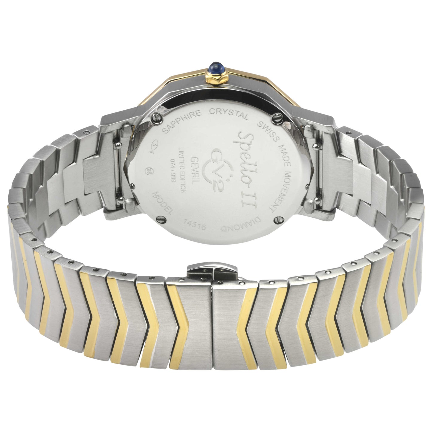 GV2 by Gevril Spello II Women's Quartz Watch 14516B - Image #2