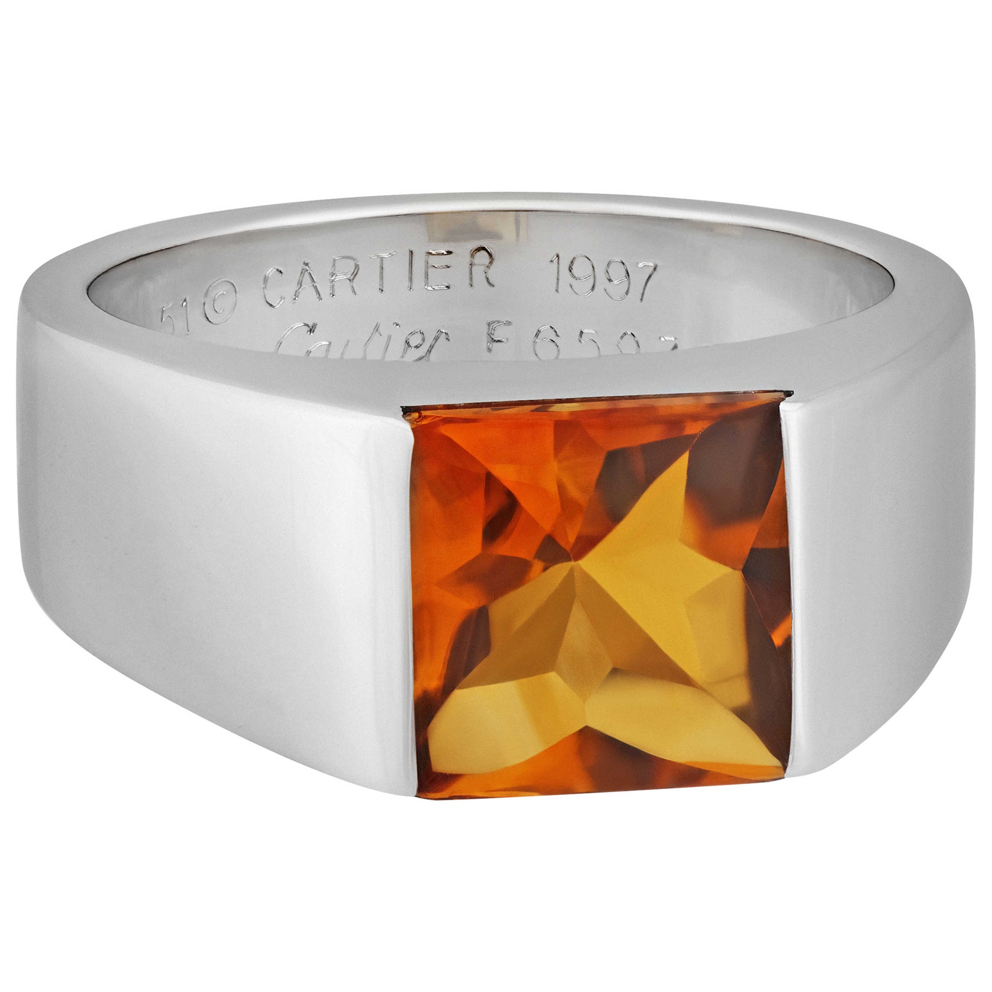 Front view of Cartier Tank Women's Ring 14531