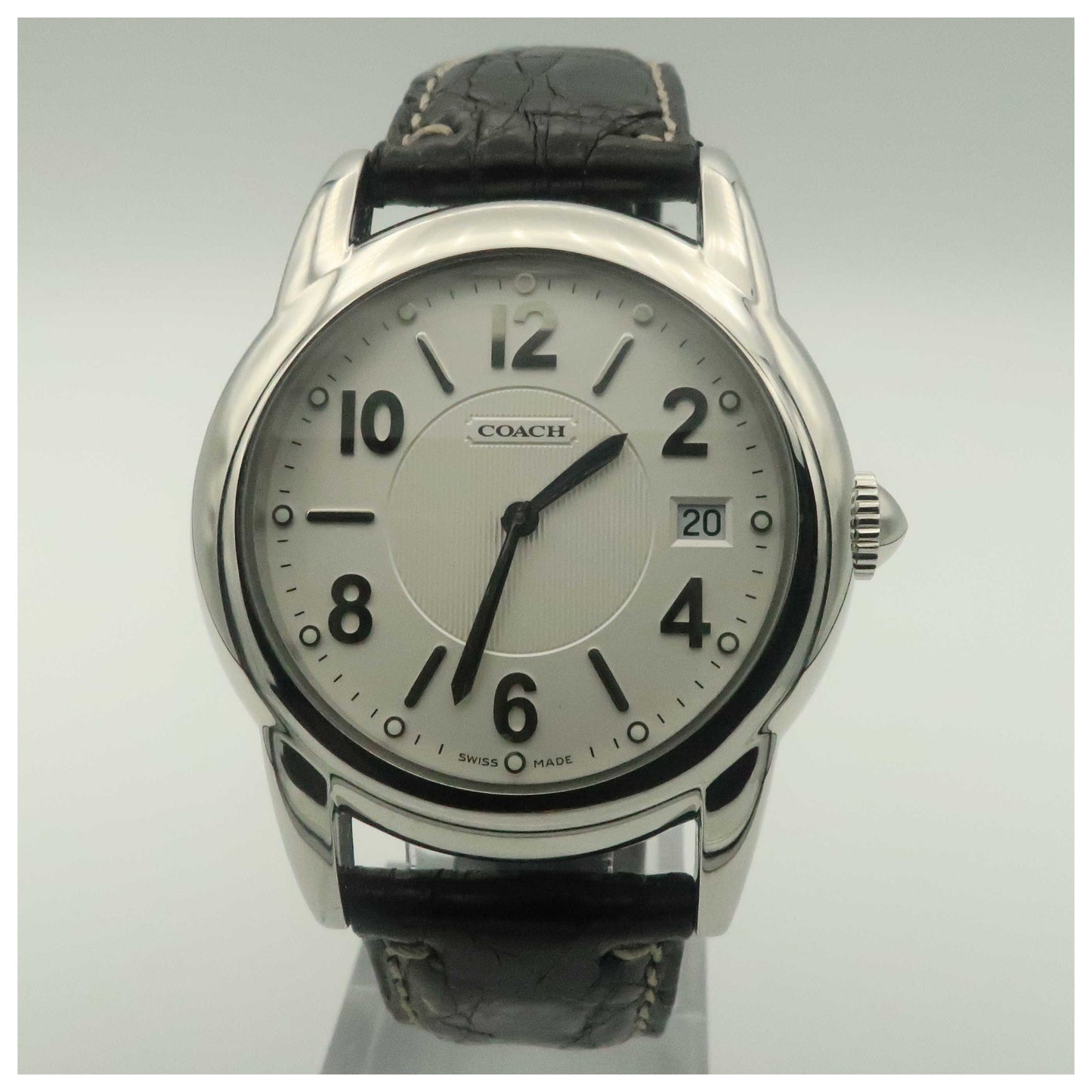 Front view of Coach Carlyle Men's Swiss Quartz (Battery-Powered) Watch 14600609-PO