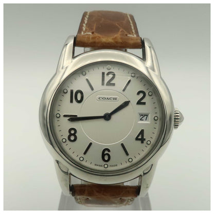 Front view of Coach Carlyle Men's Swiss Quartz (Battery-Powered) Watch 14600610-PO