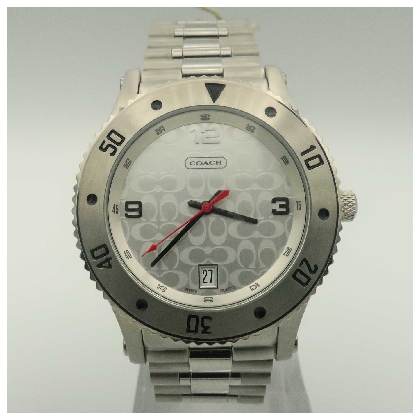 Front view of Coach Sport Men's Quartz Watch 14601196-PO