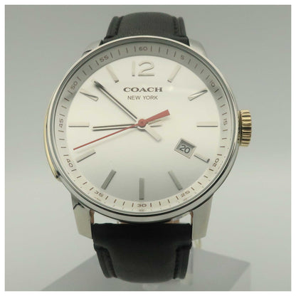 Front view of Coach Bleecker Men's Japanese Quartz (Battery-Powered) Watch 14601521-SDV