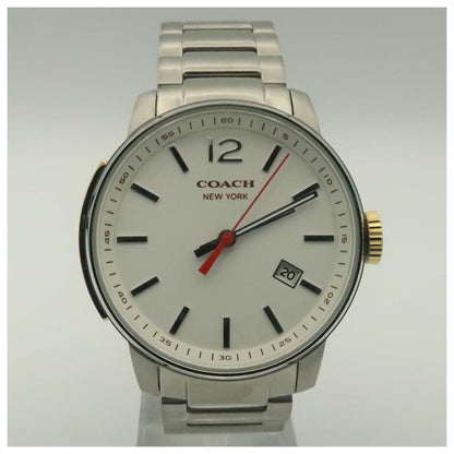 Front view of Coach Bleecker Men's Japanese Quartz (Battery-Powered) Watch 14601523-SDV