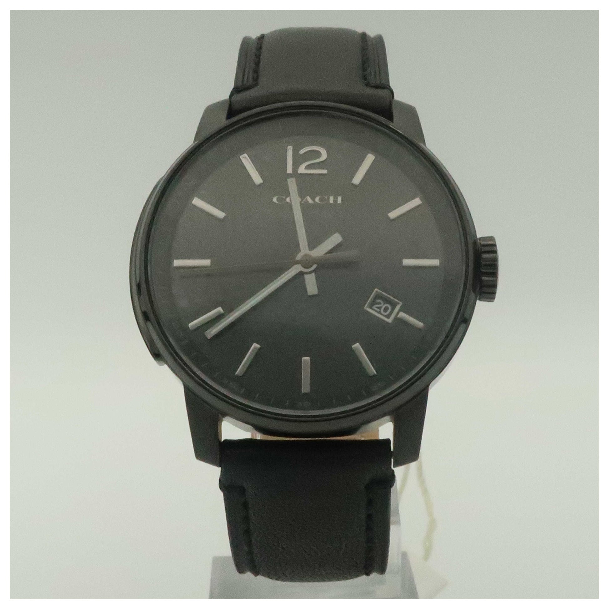 Front view of Coach Bleecker Men's Japanese Quartz (Battery-Powered) Watch 14601534-SD