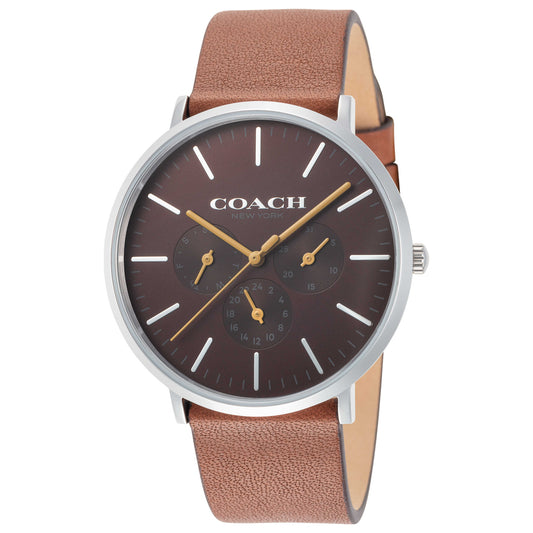 Front view of Coach Varick Men's Quartz Watch 14602388
