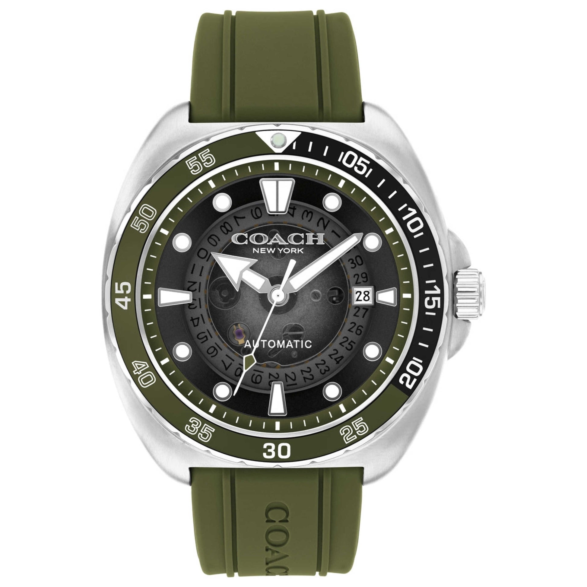 Front view of Coach Charter Men's Automatic Watch 14602717