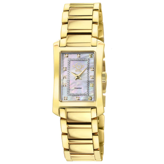 Front view of GV2 by Gevril Luino Diamond Women's Quartz Watch 14602B