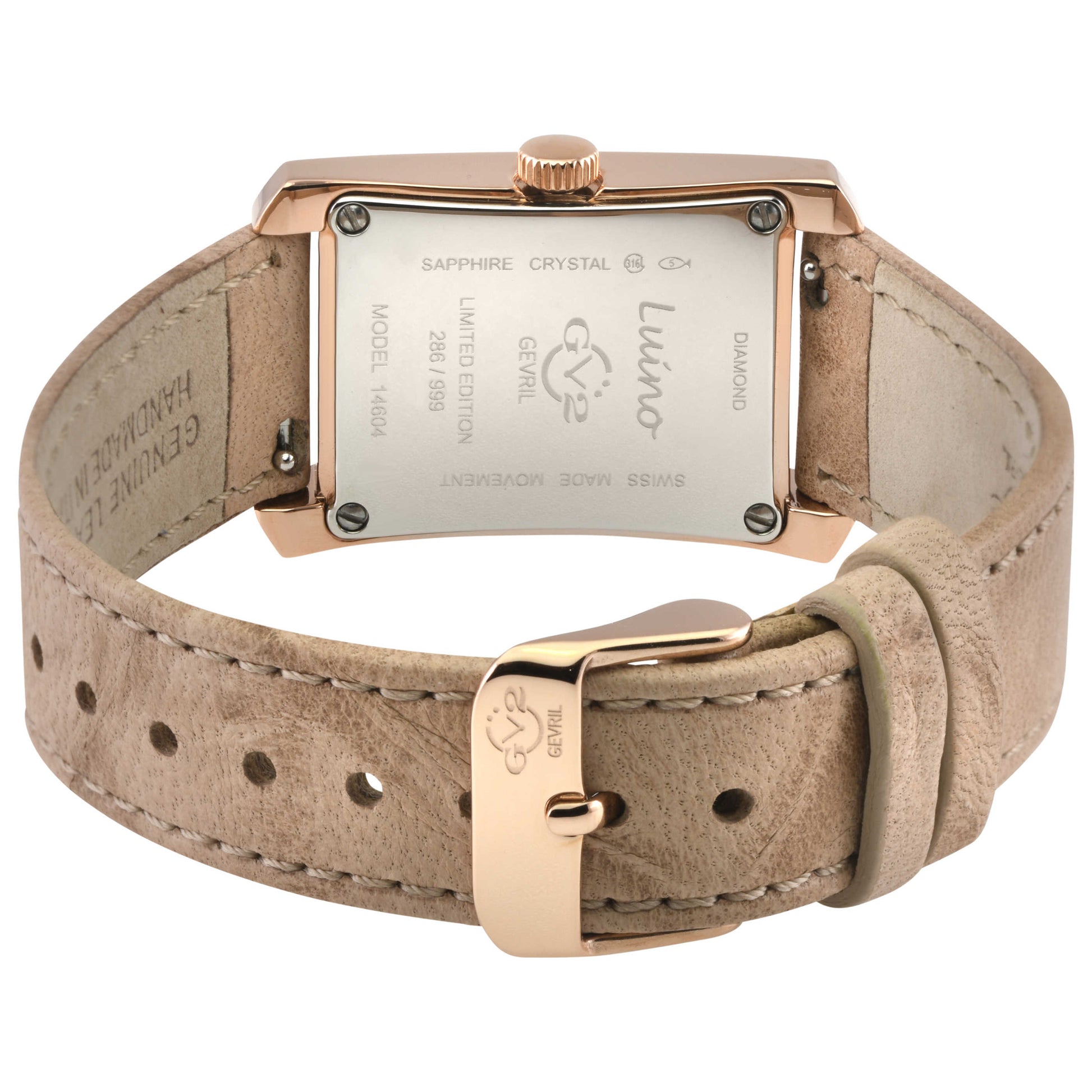 GV2 by Gevril Luino Diamond Women's Quartz Watch 14604 - Image #2