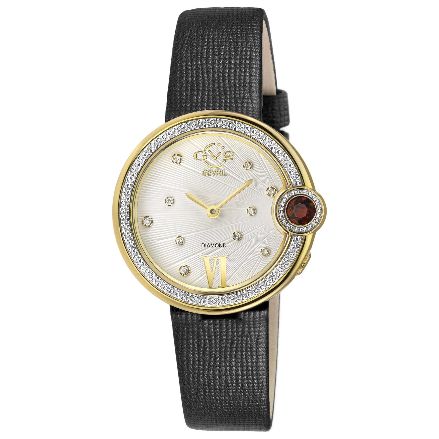 Front view of GV2 by Gevril Perugia Diamond Women's Quartz Watch 14703