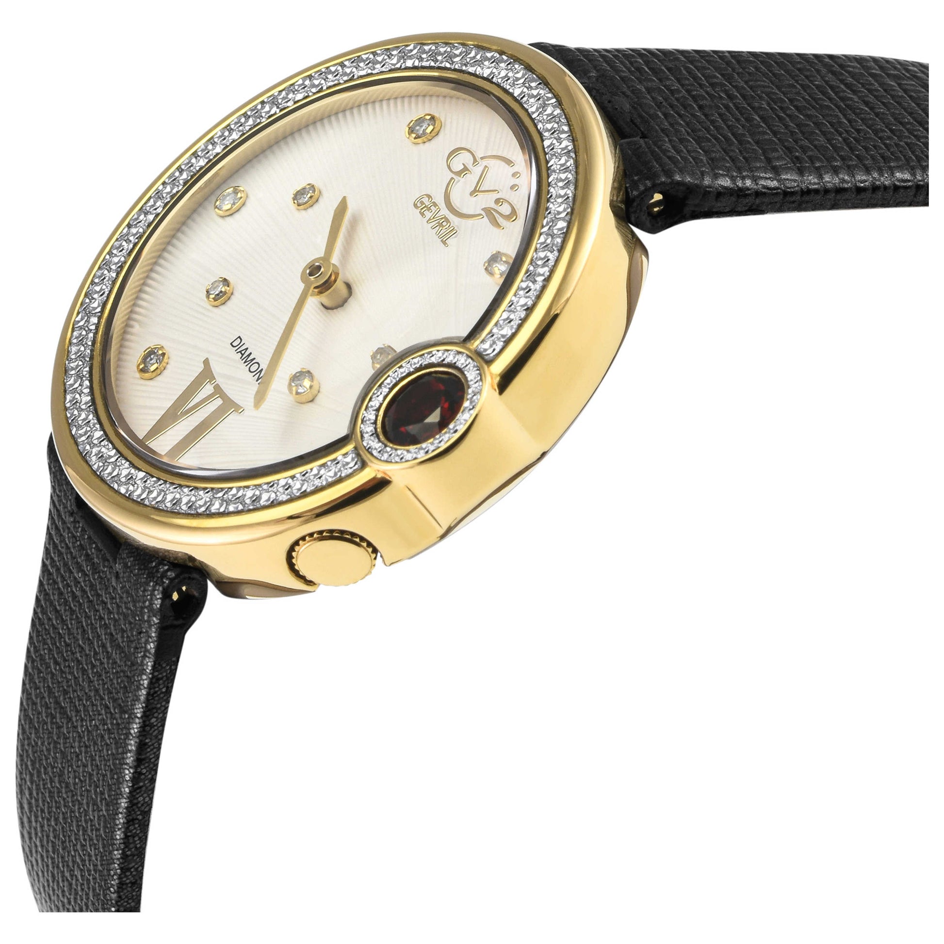 GV2 by Gevril Perugia Diamond Women's Quartz Watch 14703 - Image #4