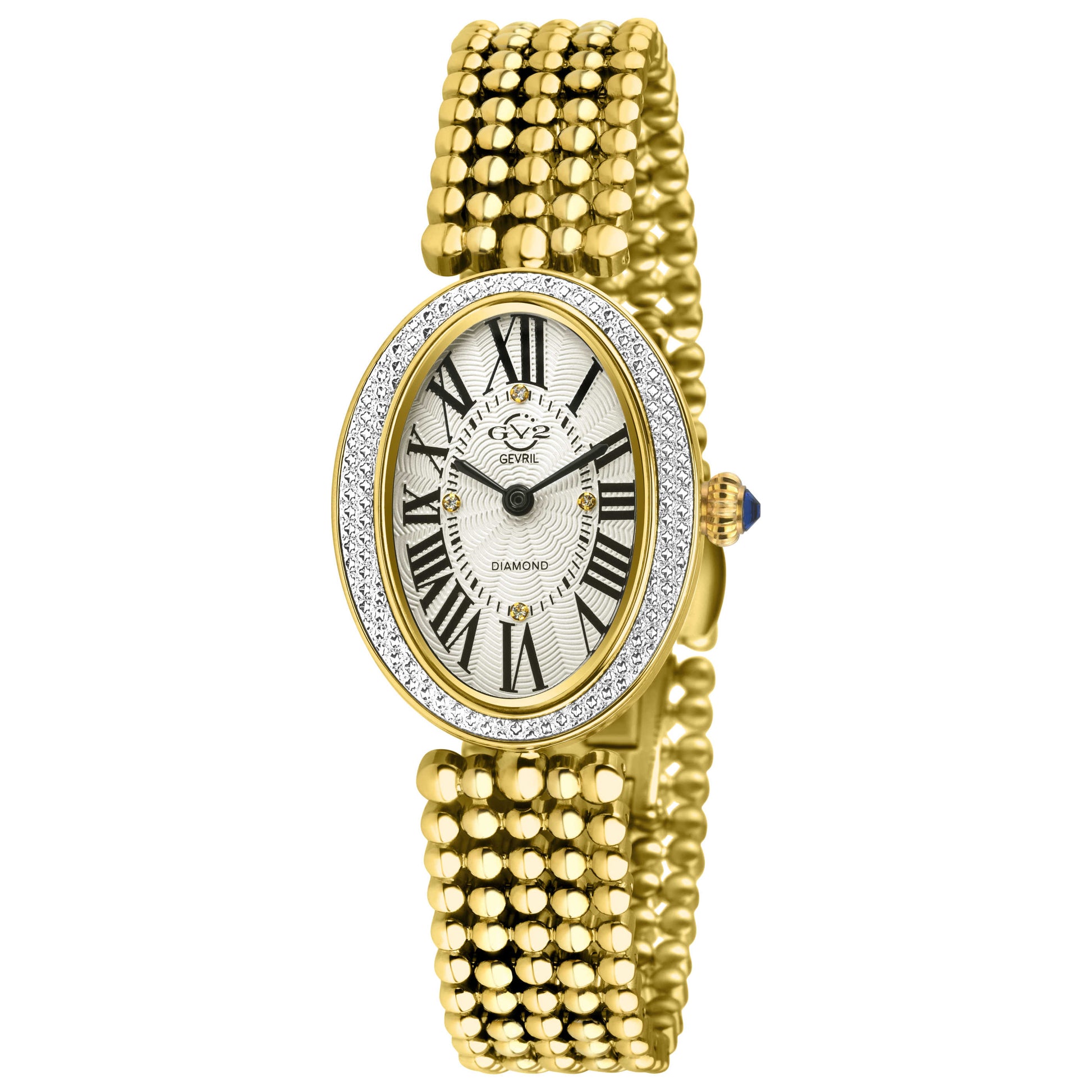 Front view of GV2 by Gevril Piazza Navona Women's Quartz Watch 14811B