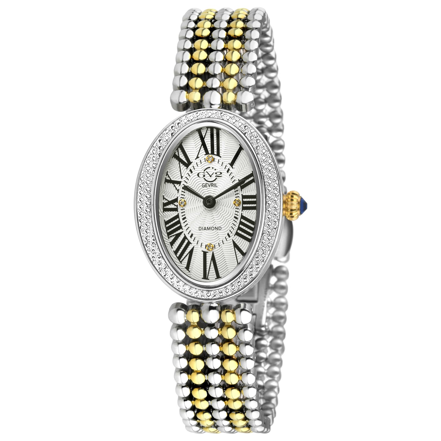 Front view of GV2 by Gevril Piazza Navona Women's Quartz Watch 14812B