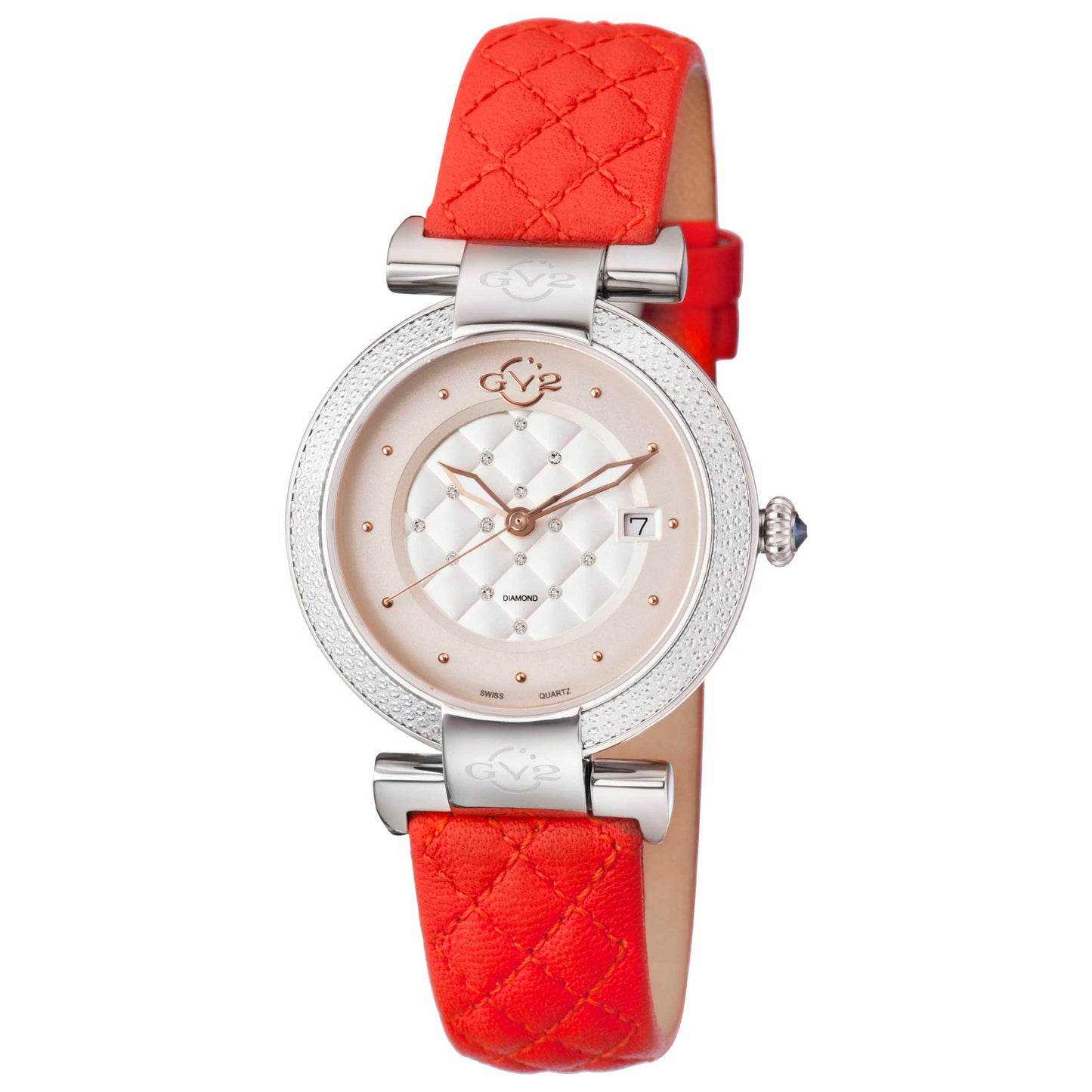 Front view of GV2 by Gevril Berletta Diamond Women's Quartz Watch 1500-L4