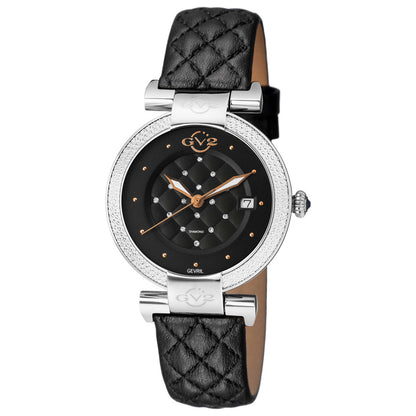 Front view of GV2 by Gevril Berletta Diamond Women's Quartz Watch 1500.7-L7