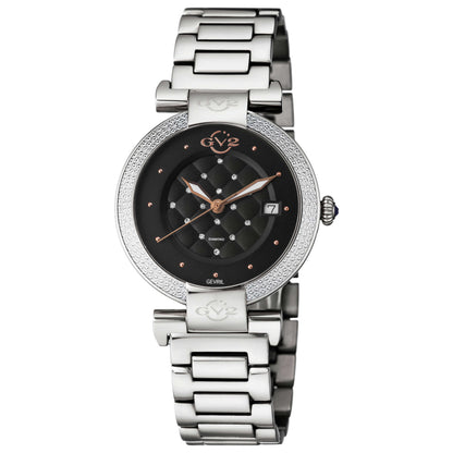 Front view of GV2 by Gevril Berletta Diamond Women's Quartz Watch 1500.7