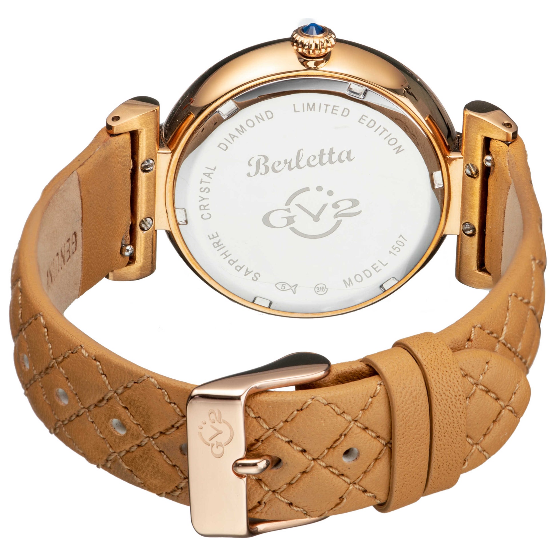 GV2 by Gevril Berletta Diamond Women's Quartz Watch 1502-L8 - Image #2