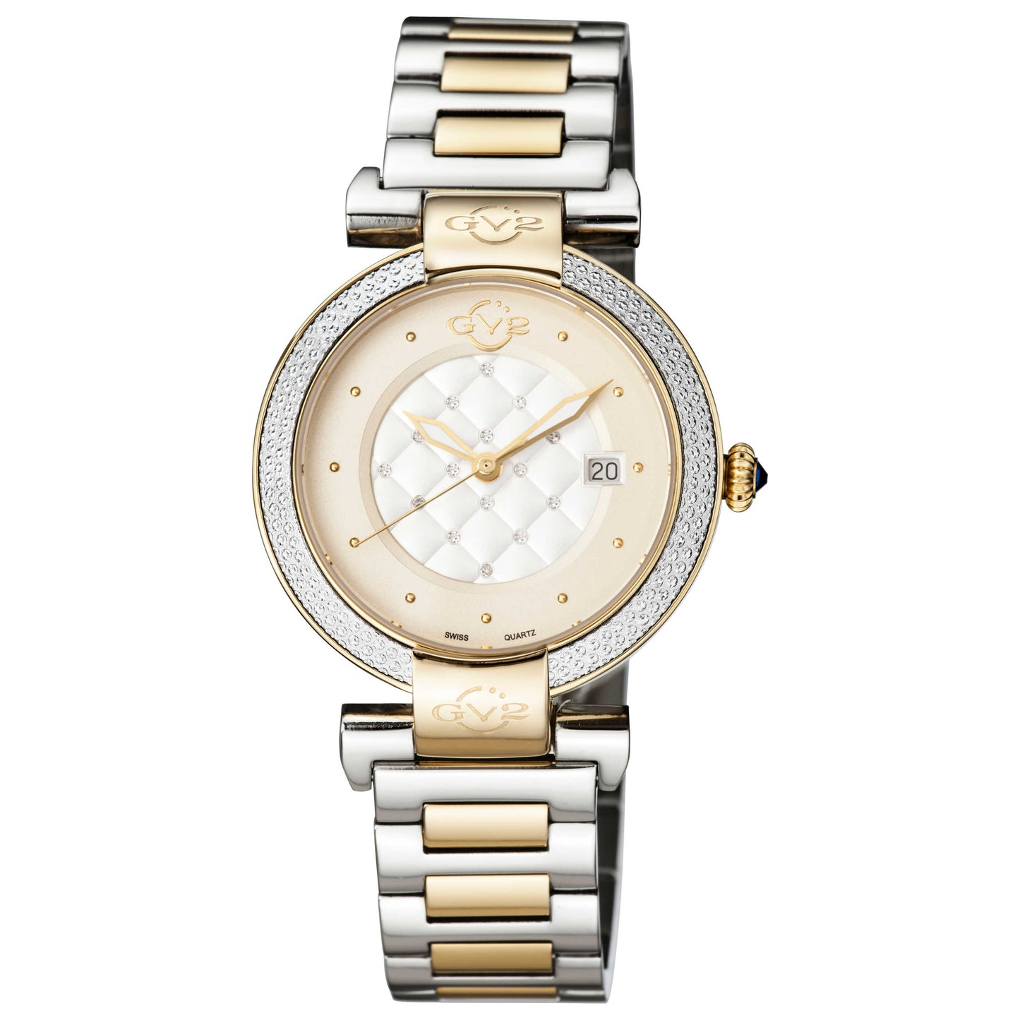 Front view of GV2 by Gevril Berletta Diamond Women's Quartz Watch 1508