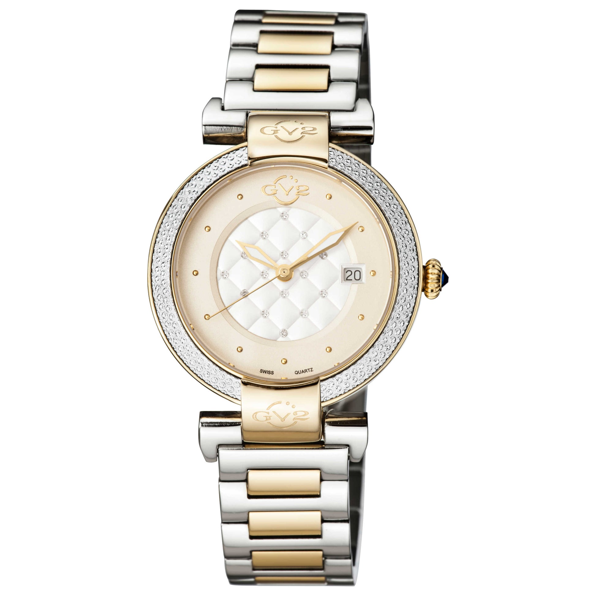 Front view of GV2 by Gevril Berletta Diamond Women's Quartz Watch 1508