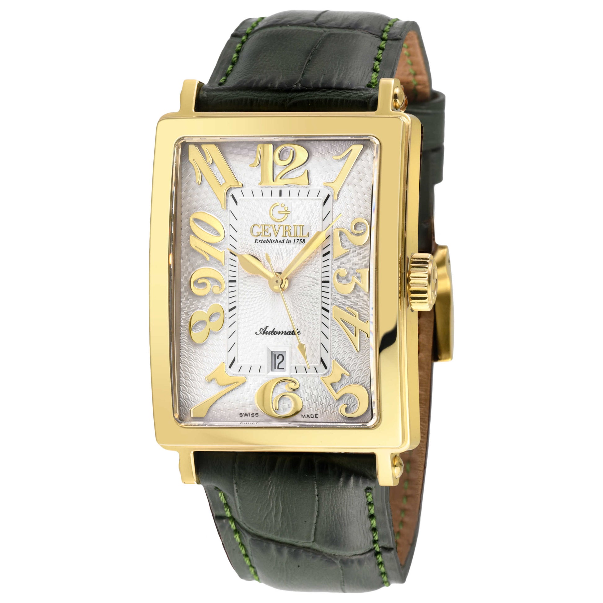 Front view of Gevril Avenue of Americas Men's Automatic Watch 15100-4