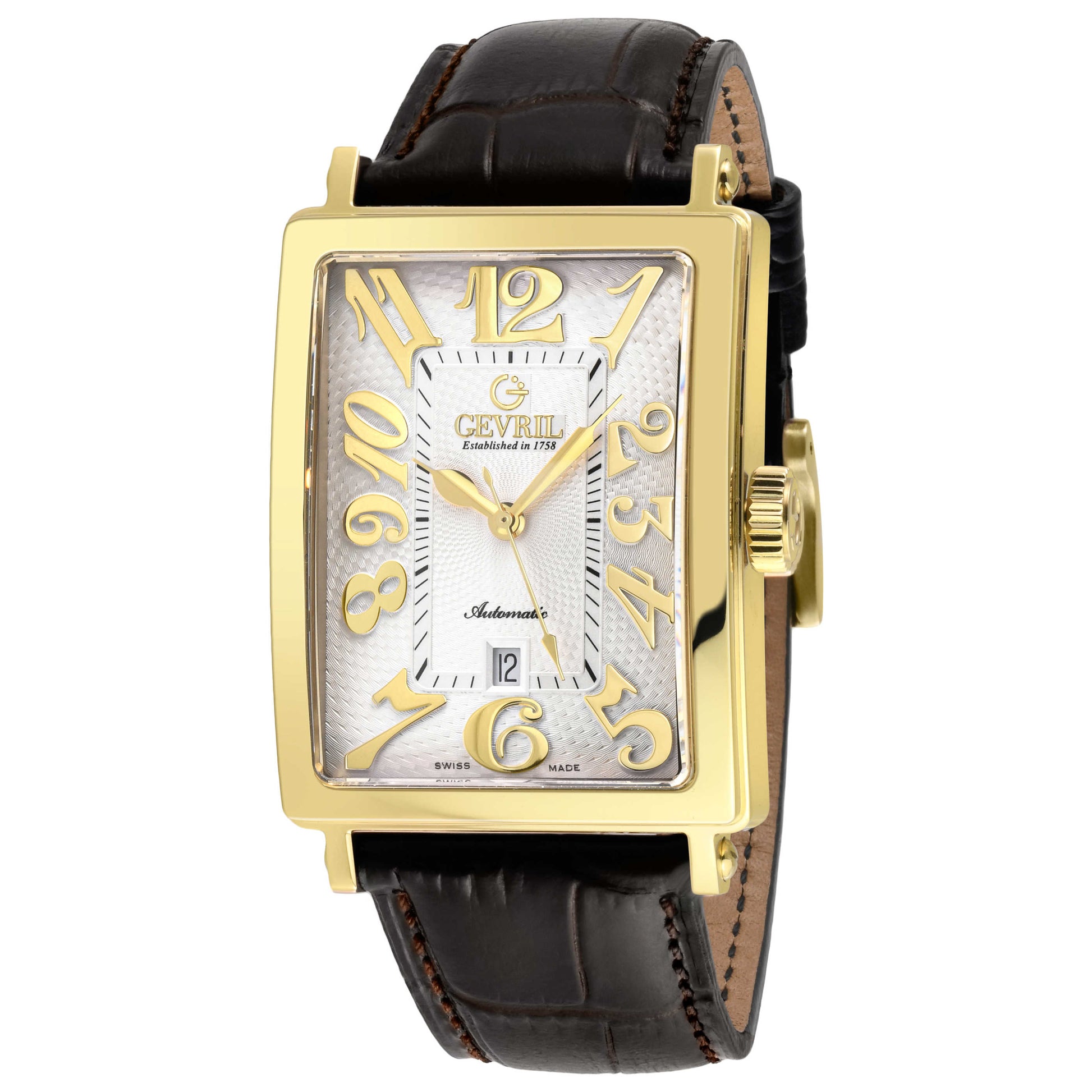 Front view of Gevril Avenue of Americas Men's Automatic Watch 15100-6