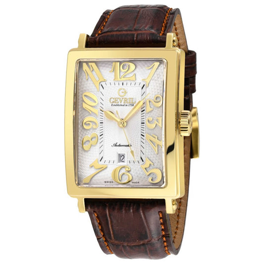 Front view of Gevril Avenue of Americas Men's Automatic Watch 15100-7
