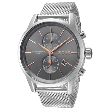Front view of Hugo Boss Jet Men's Quartz Watch 1513440