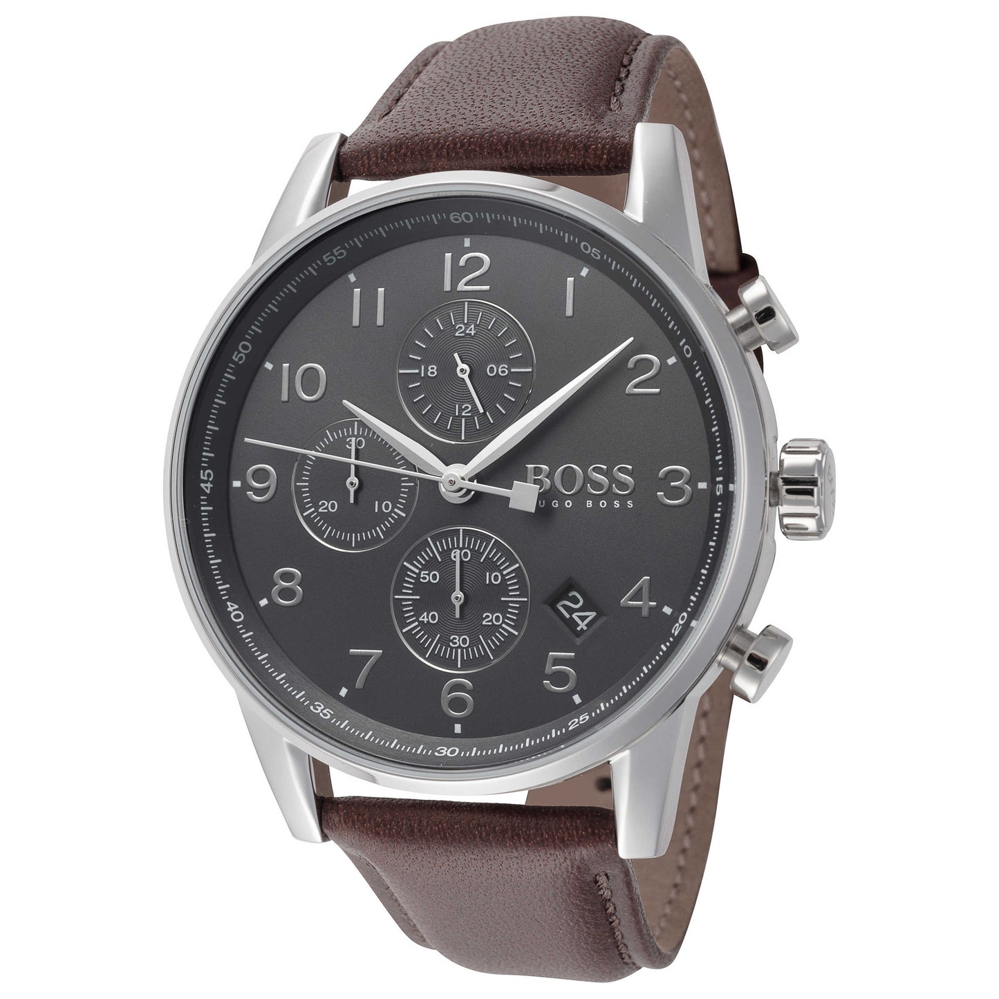Front view of Hugo Boss Navigator Men's Quartz Watch 1513494