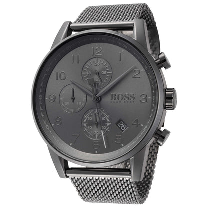 Front view of Hugo Boss Navigator Men's Quartz Watch 1513674