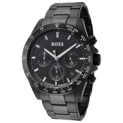 Front view of Hugo Boss Hero Men's Quartz Watch 1513754