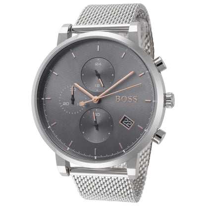 Front view of Hugo Boss Integrity Men's Quartz Watch 1513807
