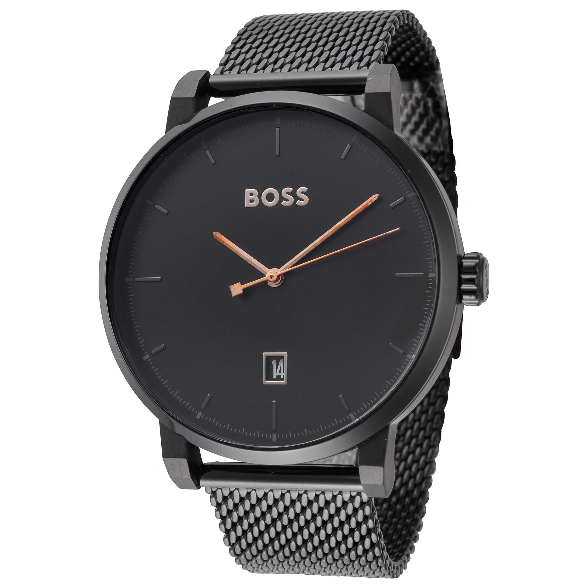 Front view of Hugo Boss Confidence Men's Quartz Watch 1513810