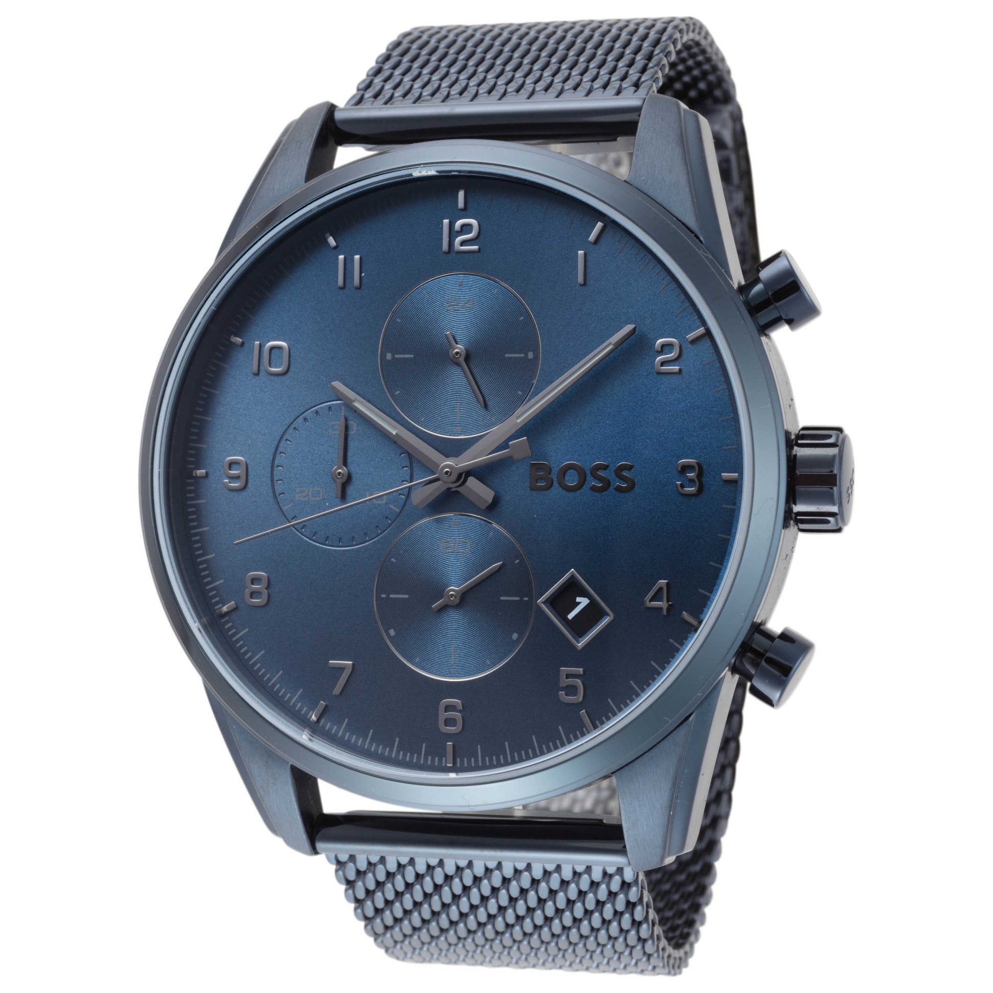 Front view of Hugo Boss Skymaster Men's Quartz Watch 1513836