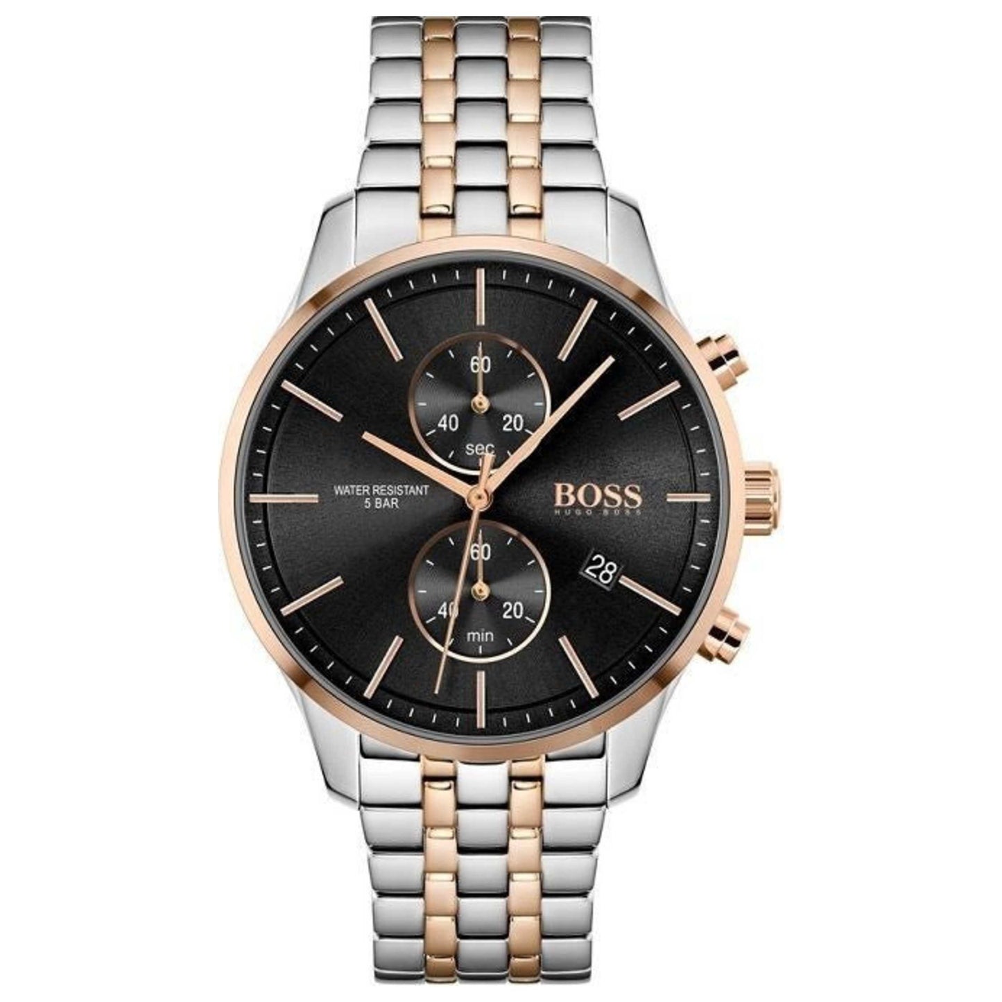 Front view of Hugo Boss Associate Men's Quartz Watch 1513840