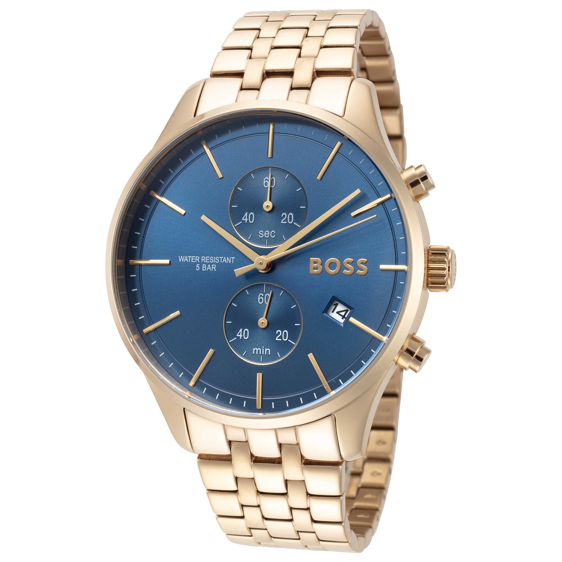 Front view of Hugo Boss Associate Men's Quartz Watch 1513841