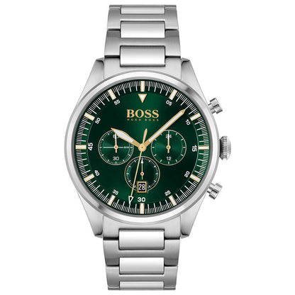Front view of Hugo Boss Pioneer Men's Quartz Watch 1513868