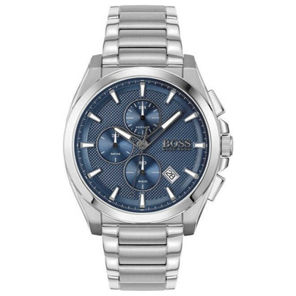 Front view of Hugo Boss Grandmaster Men's Quartz Watch 1513884