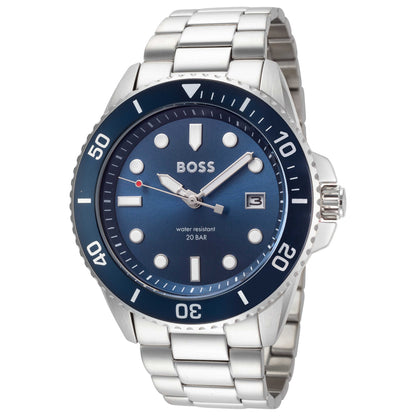 Front view of Hugo Boss Ace Men's Quartz Watch 1513916