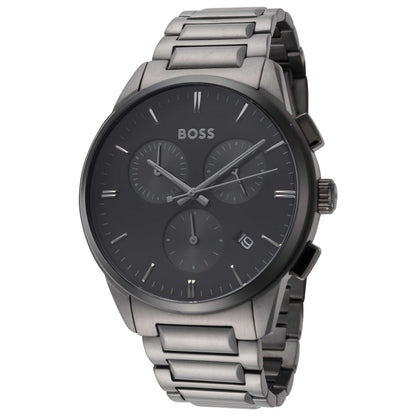 Front view of Hugo Boss Dapper Men's Quartz Watch 1513929