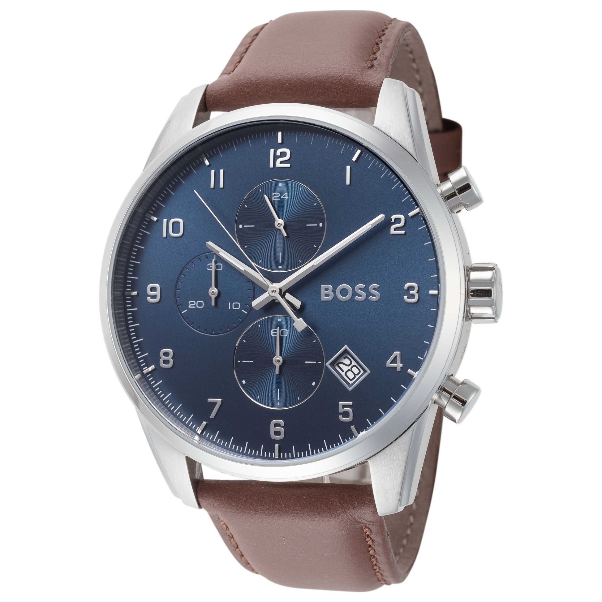 Front view of Hugo Boss Skymaster Men's Quartz Watch 1513940