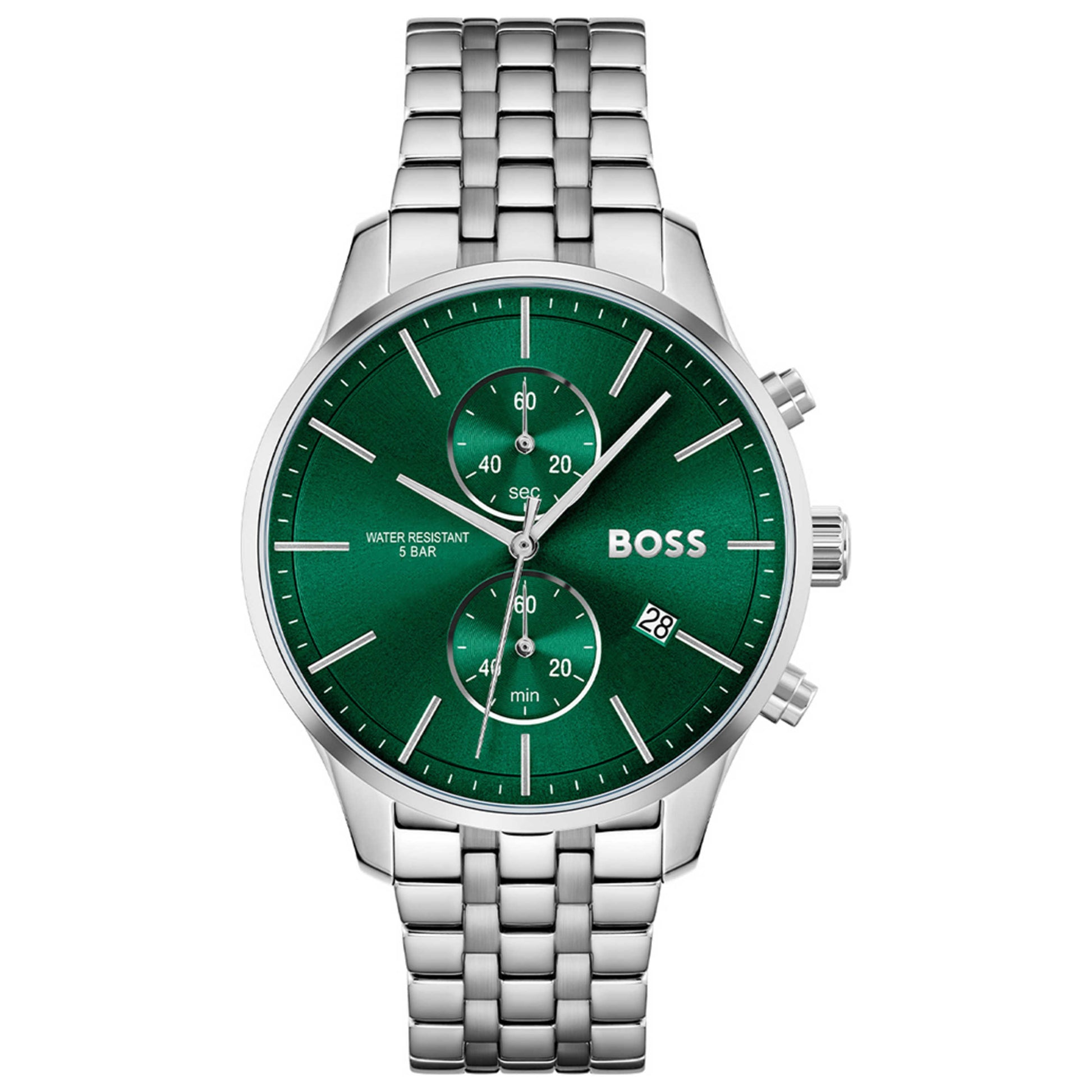 Front view of Hugo Boss Associate Men's Quartz Watch 1513975