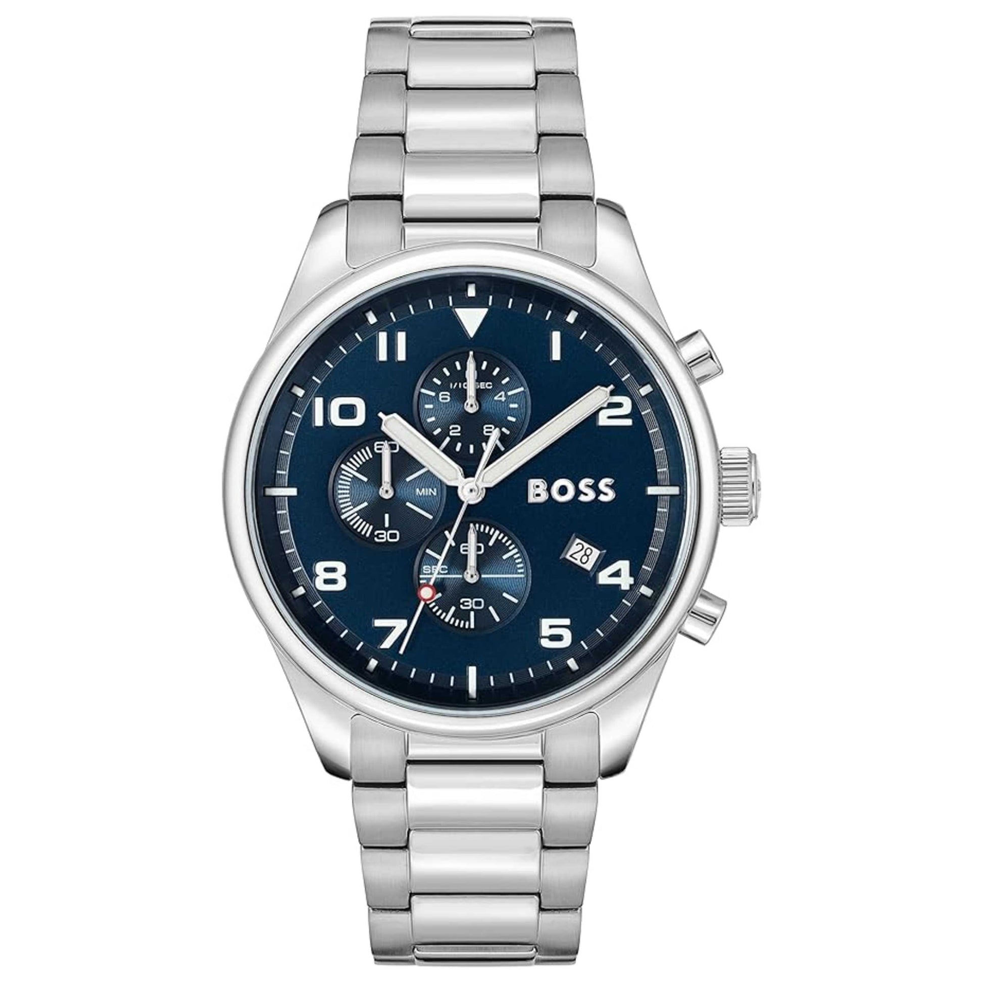 Front view of Hugo Boss Court Men's Quartz Watch 1513989