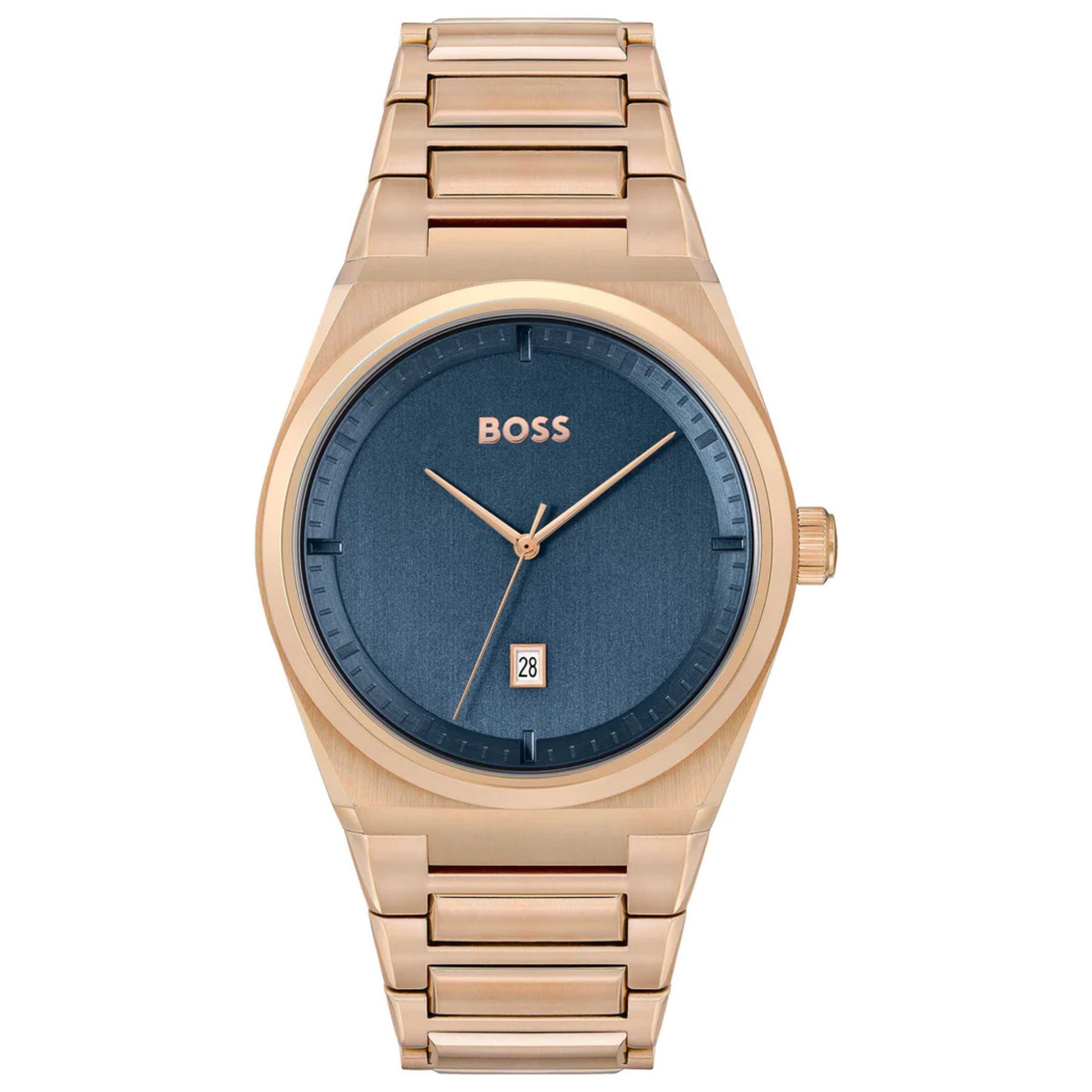 Front view of Hugo Boss Steer Men's Quartz Watch 1513995