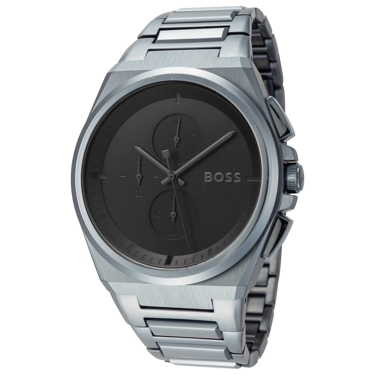 Front view of Hugo Boss Steer Men's Quartz Watch 1513996