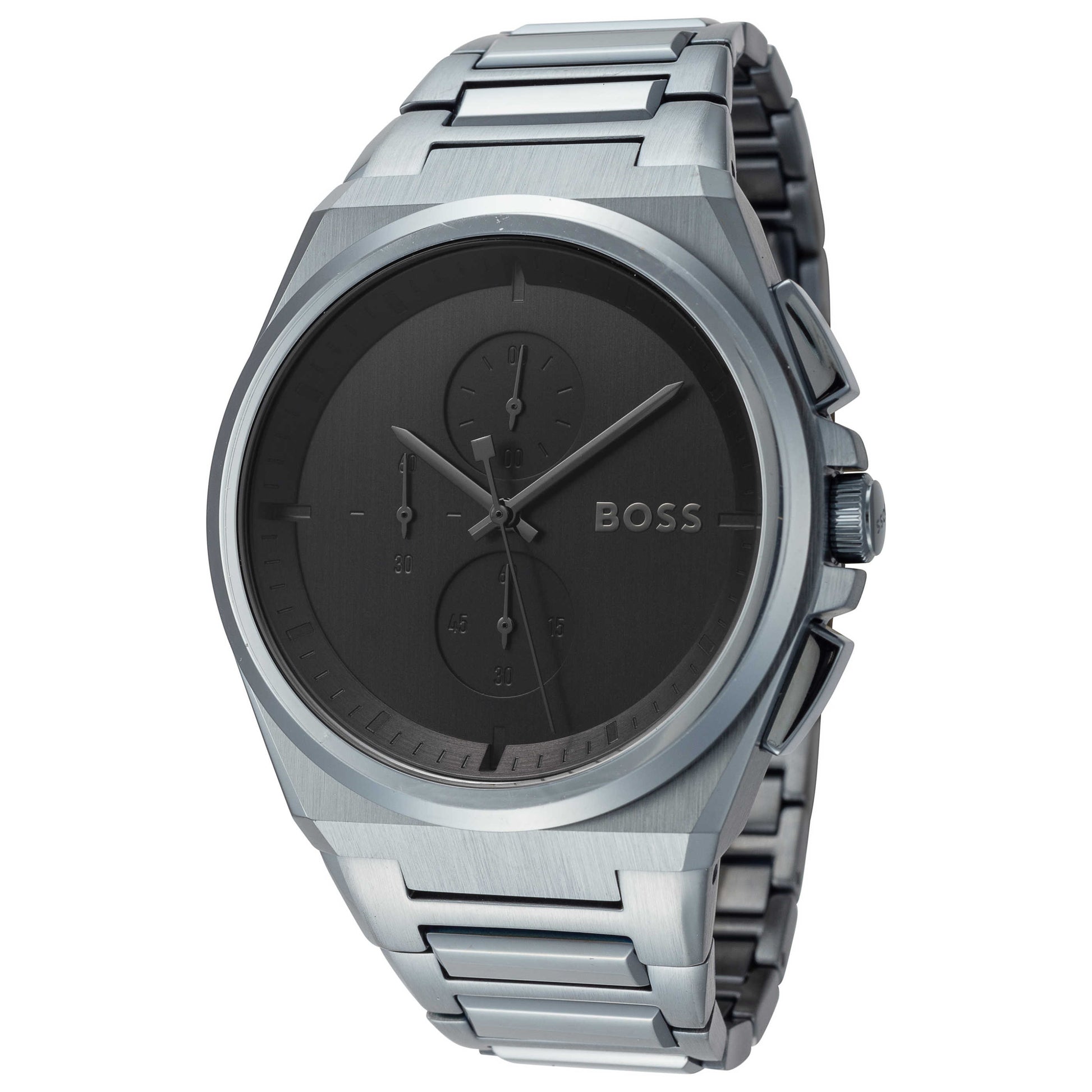 Front view of Hugo Boss Steer Men's Quartz Watch 1513996