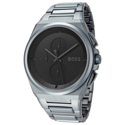 Front view of Hugo Boss Steer Men's Quartz Watch 1513996