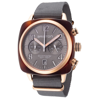 Front view of Briston Clubmaster Classic Men's Quartz Watch 15140.PRA.T.11.NG