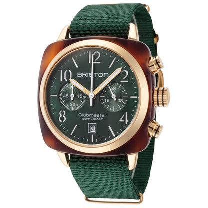 Front view of Briston Clubmaster Classic Men's Quartz Watch 15140.PYA.T.10.NBG