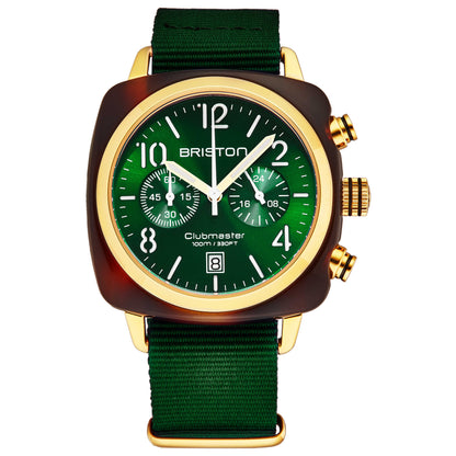 Front view of Briston Clubmaster Men's Quartz Watch 15140.PYAT10NBG