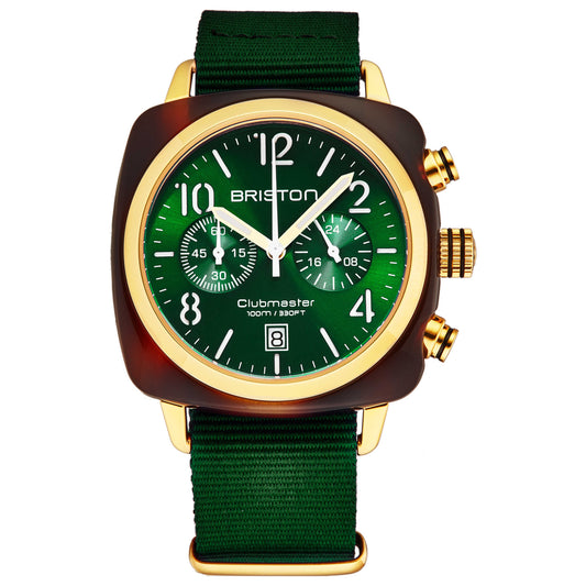 Front view of Briston Clubmaster Men's Quartz Watch 15140.PYAT10NBG